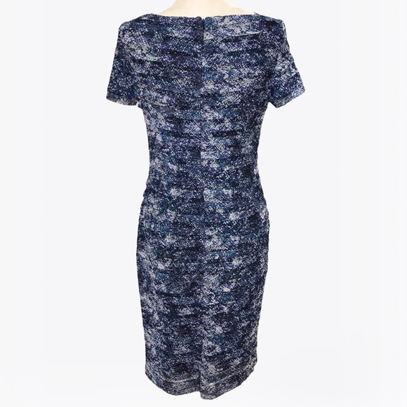 Adrianna Papell Ruffle Sheath Women’s Midi Dress - 6/8 - Picture 4 of 17